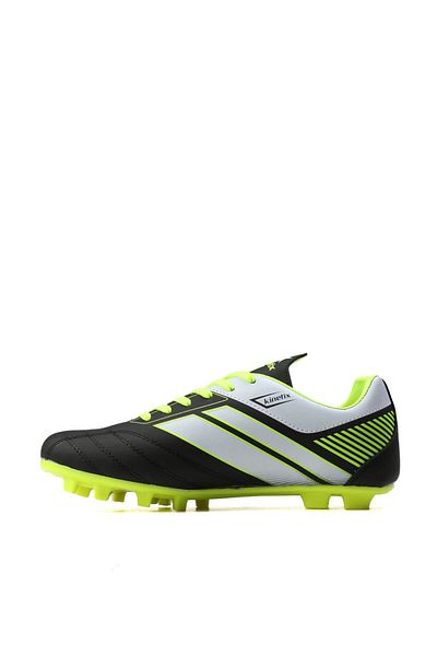 Kinetix Ghete de fotbal pentru bărbați Trim Ag Black White Neon Green