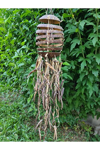 evinizdeki okyanus esintisi turkuaz hediyelik Розрізаний кокосовий вітряк