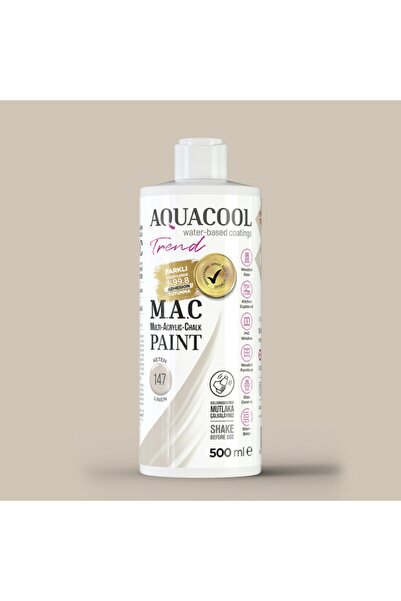 AQUA COOL Aquacool Trend M.a.c Hobi Boyası Su Bazlı Akrilik 147 - Keten 500 Ml