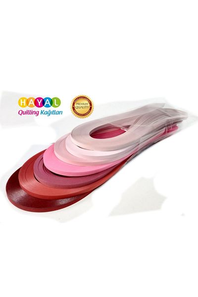 Hayal Sepeti Red World Series Dream Quilling Papers 7colors
