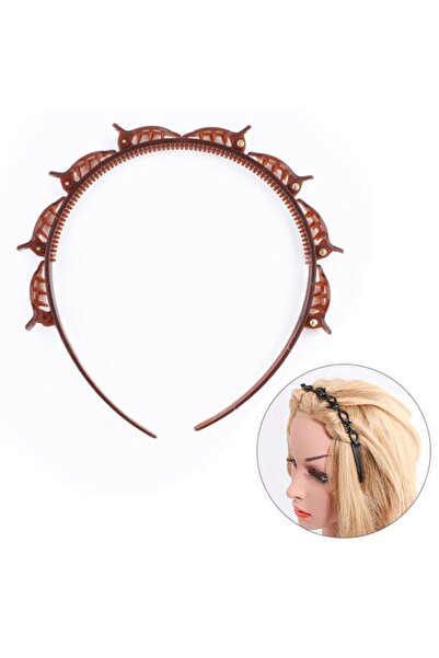 TAKIŞTIR Kahverengi Saç Bükücü Taç
