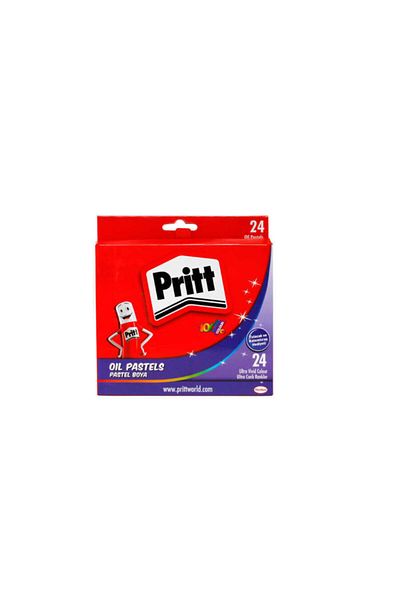 Pritt 24 Pieces Pastel Paint Cardboard Box