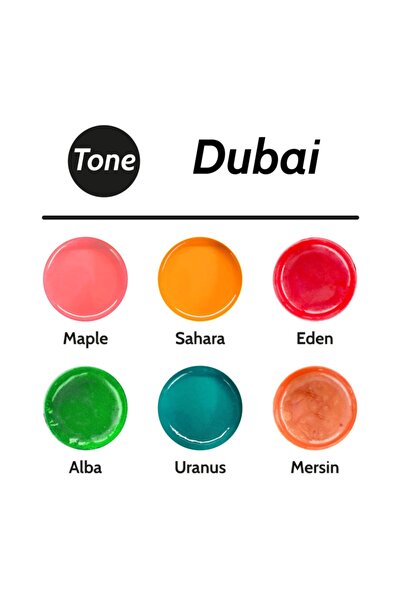 Resinin Tone Dubai Epoksi Pigment Seti 6x25 Ml