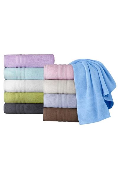 Menderes Home Πετσέτα μπάνιου Green Bordered Curl - Cotton Collection