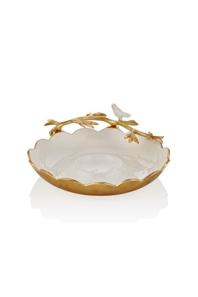 LAMEDORE Love Bırd Serısı Beyaz Ortası Sosluklu Kase