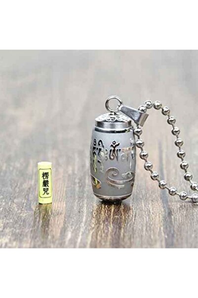 TONSTYLE Ts000251 - Orta Boy Kapsül , Işlemeli Desen Paslanmaz Çelik H.ürün Erkek Kolye 60 Cm