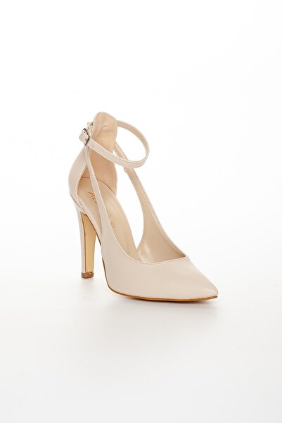 LİLLA Kadın Stiletto Yüksek Topuk Bej