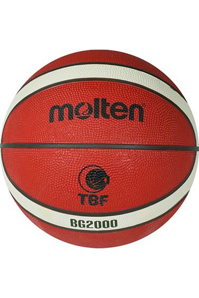 MOLTEN Μπάλα μπάσκετ με επίστρωση καουτσούκ Fiba No 7 B7g2000