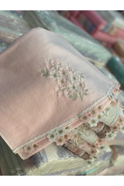 ARLIVA Asu 50x90 Daisy Embroidered 6 Pack Πετσέτες Επιστολής