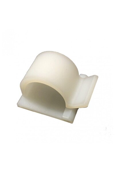 Yeka Yapışkanlı Kablo Klipsi 13x16mm 20 Adet