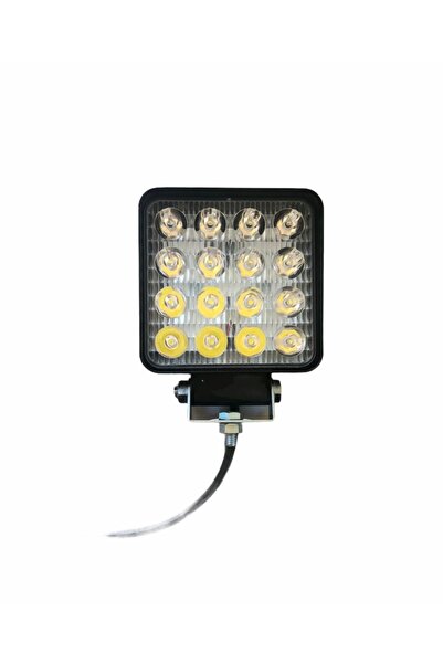 NETOTOMARKET 16 Ledli Çalışma Lambası 2 Adet 12-24 Volt Uyumlu
