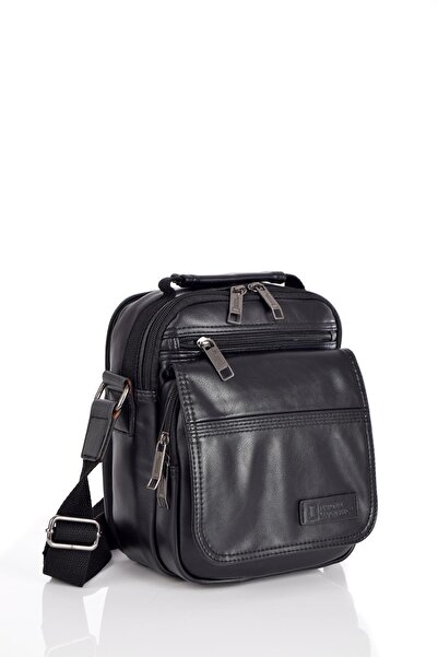 NATIONAL GEOGRAPHIC National Geographic N12106.06 - Черна чанта с дълъг ремък...