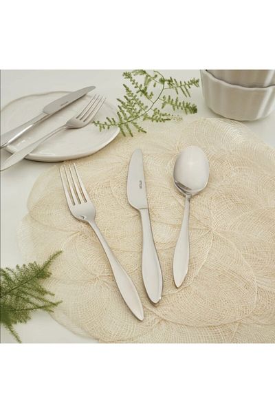 Emsan Std Aden Elegance - 84-Piece Spoon Knife Set for 12