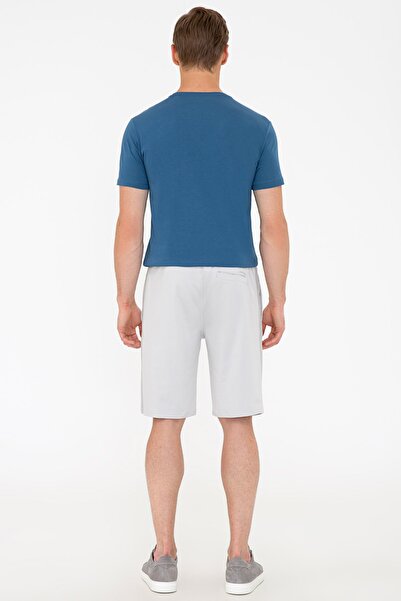 Pierre Cardin Πλεκτό σορτς σε γκρι μελανζέ Standard Fit