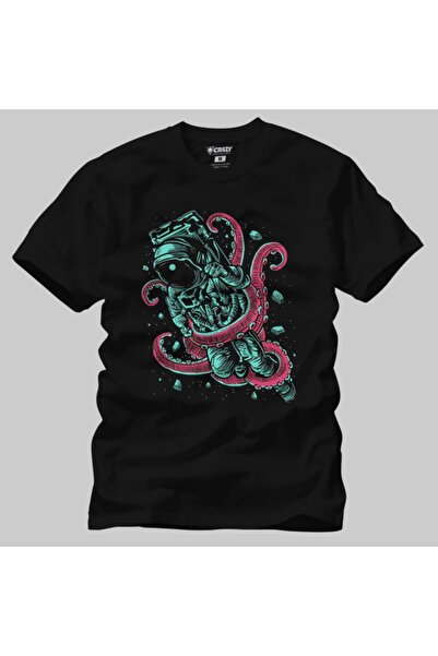 Crazy Astronaut Octopus muška majica