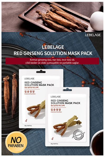 LEBELAGE Anti-Aging Korean Ginseng Extract Sheet Mask