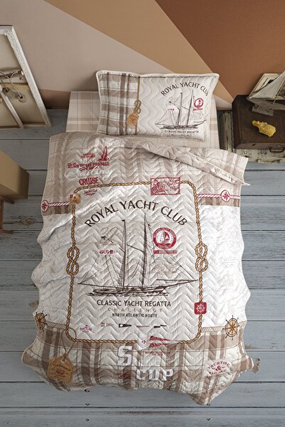 Clasy Ranforce %100 Pamuk Tek Kişilik Yatak Örtüsü Seti