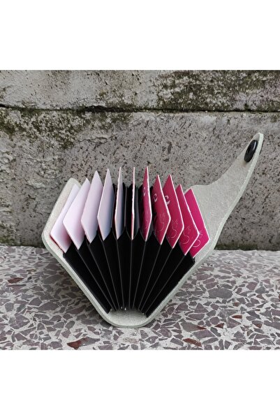 Kemer Dünyası 10 Compartment Women's Mint Green Credit Card Holder