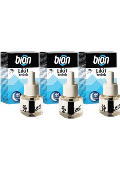 Bion Sivrisineklere Karşı Elektro Likit Yedek 60 Gece X 3 Adet