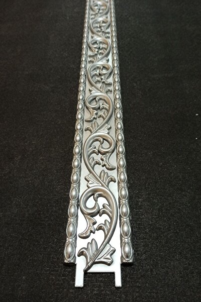 DECOGOLD Docogold Saray Tavan Çıta Bordür Gümüş 10cm X 100cm