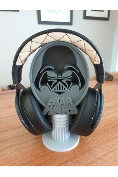 Minda3D حامل سماعة رأس مزخرف من ستار وورز دارث فيدر لسطح المكتب