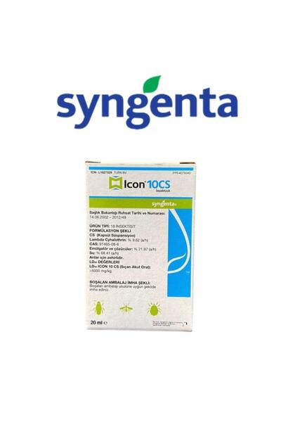 SYNGENTA Icon 10 Cs 20 Ml Pire-kene-hamamböceği-tavuk Biti-altlık Böceği-sivrisinek Ilacı