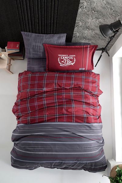 Clasy Ranforce 100% Cotton Single Duvet Cover Set