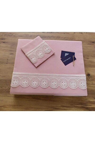 Çeyiz Bahçesi Крем Аху Пудра Двоспальний комплект постільної білизни