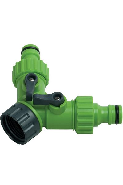 Bahçem 2 Outlet Faucet Adapter 1 Piece + 2 Pieces Connection Adapter Without Stop