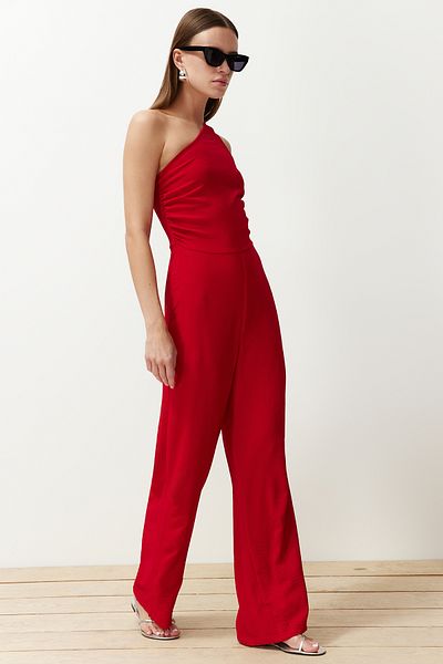 Trendyol Collection Червоний комбінезон максі TWOSS23TU00078