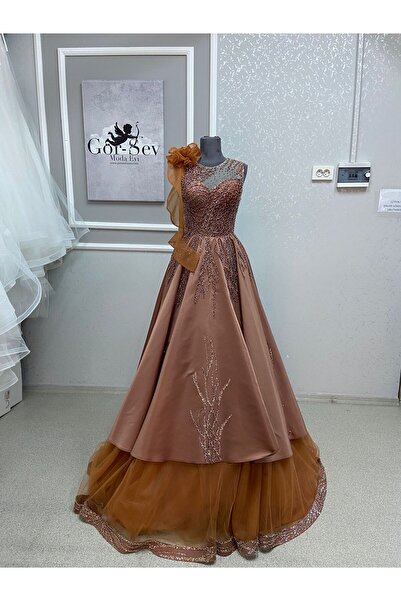 EKY GÖR SEV WEDDING DRESS KALIN ASKILI NİŞAN SÖZ ELBİSESİ