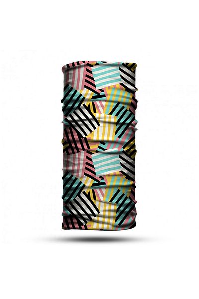 nehir eşarp Striped Square Patterned Bandana Buff Baf Neck Collar