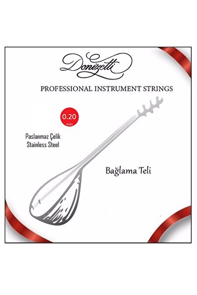 Donizetti Uzun Sap Bağlama  Saz Teli  Takımı Paslanmaz 0.20 mm
