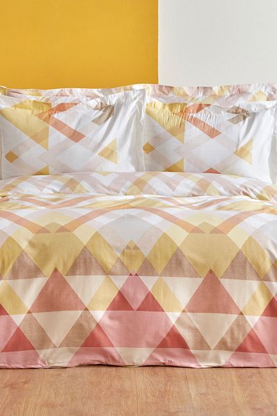 Karaca Home Σετ Παπλωματοθήκη Cleo 100% Βαμβακερή Μονή Πορτοκαλί