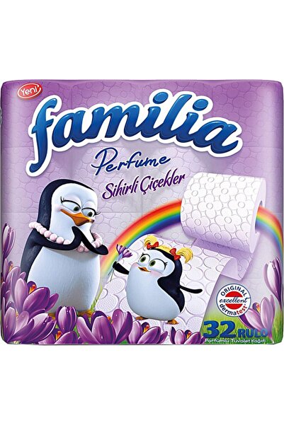 Familia Plus Tuvalet Kağıdı Sihirli Çiçek 3 Kat 32 Li