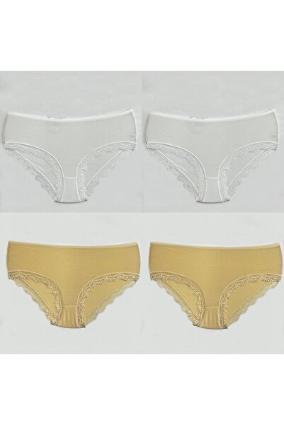 Clara Butik 4-пачка жіночих трусиків Danelli з високою талією (надзвичайно м'які та еластичні)