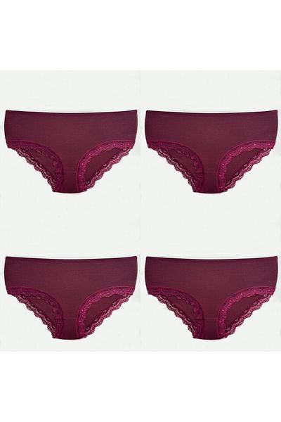 Clara Butik 4-Piece Women's Panties Danelli Recovery High Waist (Extra Soft and Flexible)
