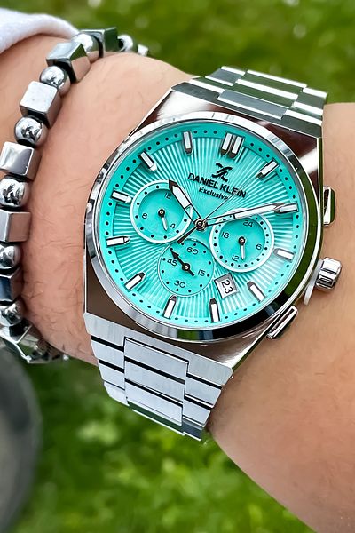 Daniel Klein Original Tum Functions Active Men's Wrist Watch and Bracelet