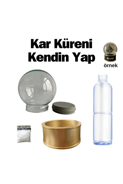nesever store Kendi Kar Küreni Kendin Yap Snow Globe DIY