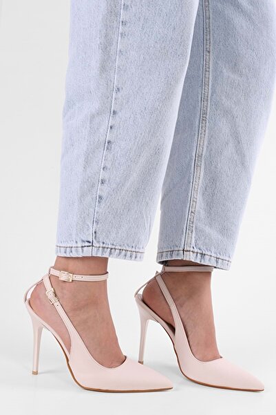 Shoeberry Women's Mila Tan Ankle Strap with Satin Belt