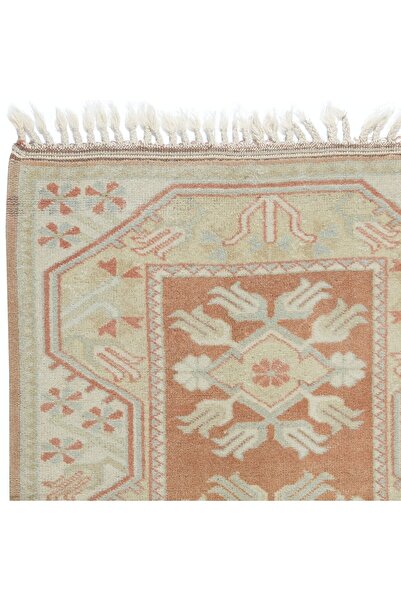 Tekin 81x131 cm Eski El Yapımı "Güneşte Soldurulmuş" Milas Küçük Yünlü Halı