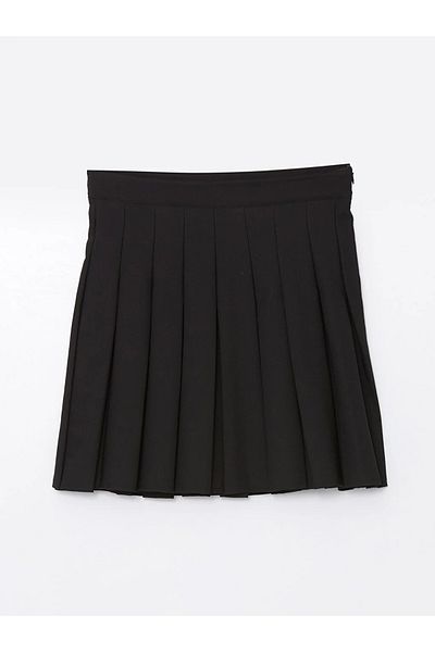 LC Waikiki LCW Vision Women's Straight Pleated Skirt with Zippered Waist
