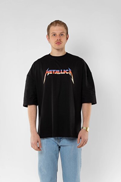 CONSTRAİN Μπλουζάκι Unisex με στάμπα GİYELİMİXTR Metallica Unforgiven, μαύρο ...