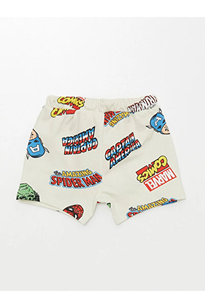 LC Waikiki LCW baby Elastic Waist Spiderman Printed Baby Boy Shorts