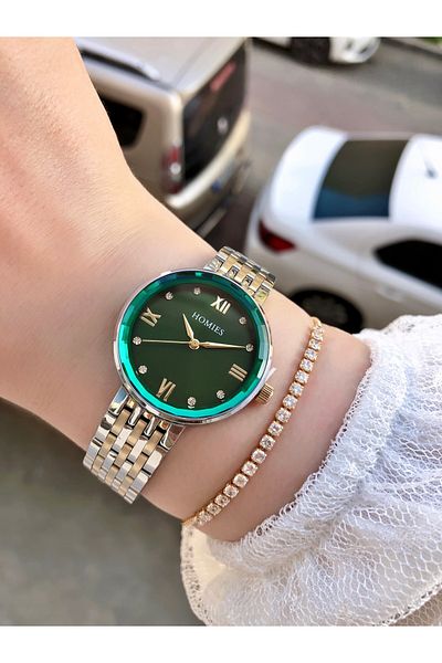 Homies WRISTWATCH ROUND CASE CUT GLASS BRACELET