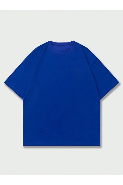 Mad&Calf Tricou supradimensionat unisex Believe cu imprimeu cu gât crew