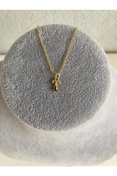Judas Takı T Harf Gold Kolye , Baş Harf Kolye