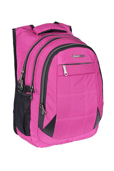 Relaxion Αδιάβροχη υποστήριξη Bat Back Structure Casual School Backpack με θήκη φορητού υπολογιστή