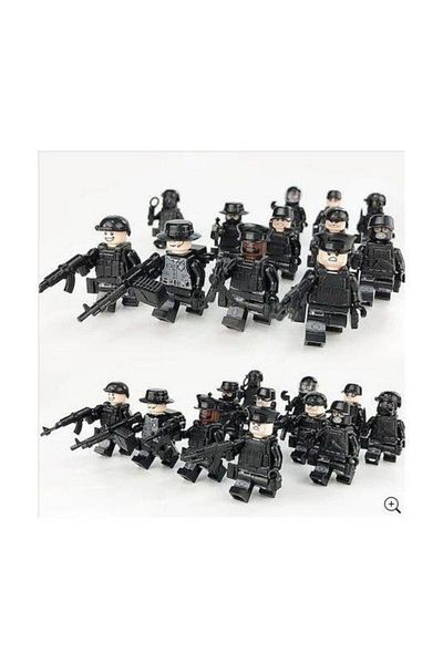 ttoysworld 12 قطعة من ملحقات مجموعة تشغيل Swat المتوافقة مع Lego