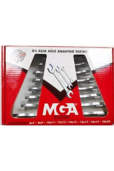 MEGA 8 Parça Açık Ağız Anahtar Takımı